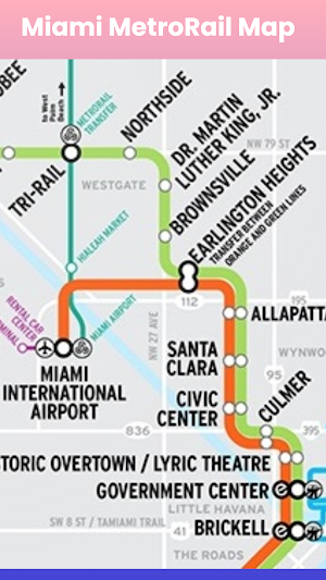 MiamiMetroRailMap Screenshot 2