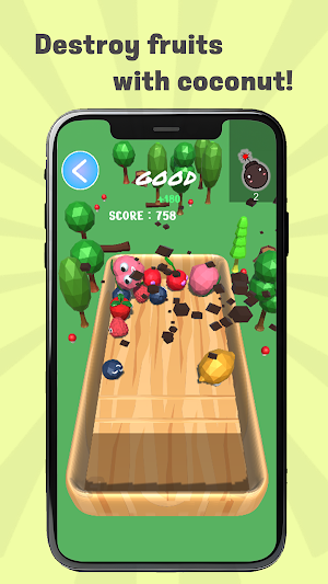 Fruit Thrower 3D: Fruit Merge Screenshot 1