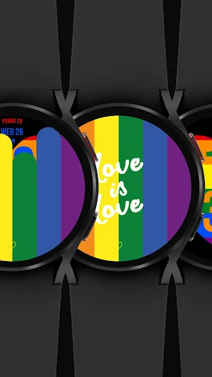 Pride Watch Face 039 Screenshot 1