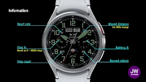 JW027 MP jwstudio watchface Screenshot 1