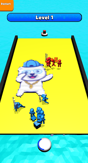 Player Rush  Collect Tiles Screenshot 1