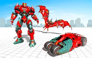 Bat Robot Car transform games Screenshot 0