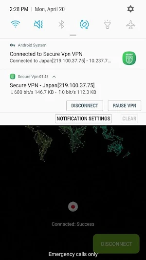 Secure VPN Grátis - Super Conexão Segura Screenshot 1