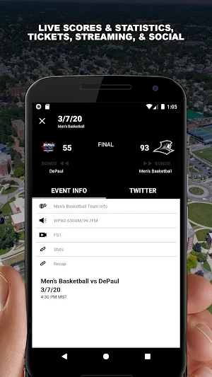 Providence Friars Gameday Screenshot 2