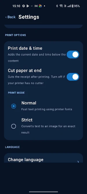 Thermal Printer Go Screenshot 3