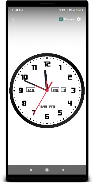Analog Clock Live Wallpaper Screenshot 2