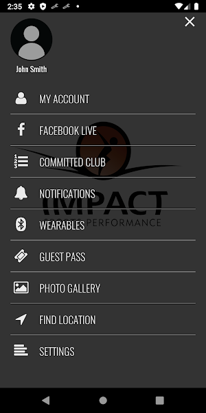Impact Sports Performance Screenshot 3