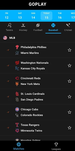GoPlay - Live Sports Screenshot 2