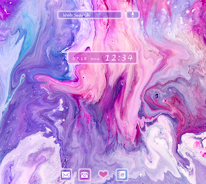 Purple Marble Theme Screenshot 0