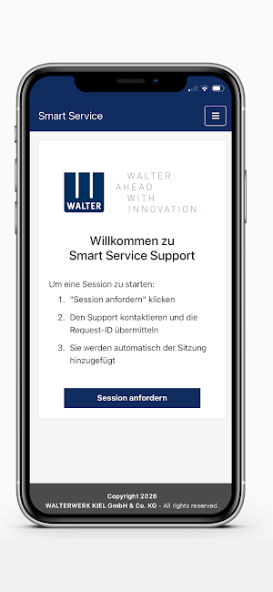 WALTER Service Screenshot 0