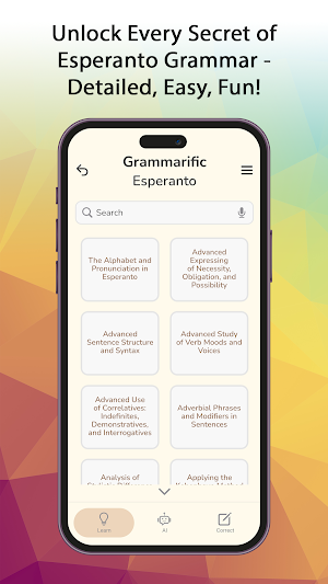 Grammarific: Esperanto Grammar Screenshot 2