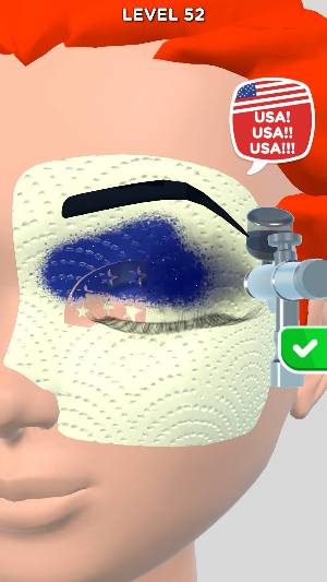 Soccer Fan Makeup Screenshot 3