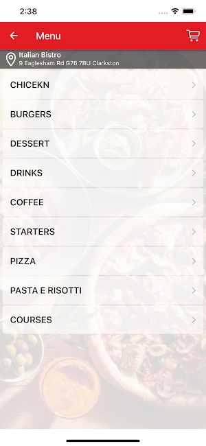 Italian Bistro Screenshot 2