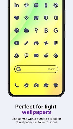 Lena Dark: Shapeless Icon Pack Screenshot 1