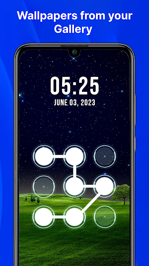Pattern Lock Screen: Vintage Screenshot 3