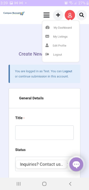 CampusBazaar Screenshot 0