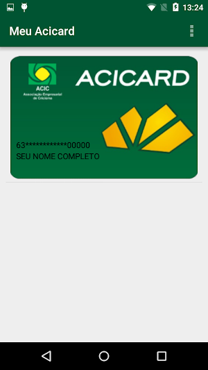 Meu Acicard Screenshot 2