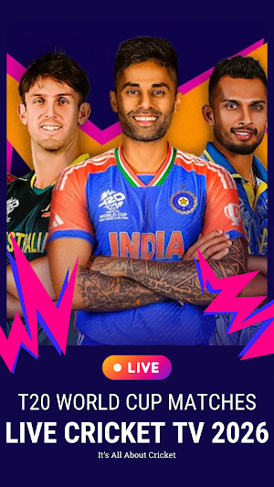 CricVid: Live T20 World Cup Screenshot 1
