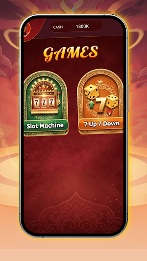 Red Gold Card Spin Screenshot 0