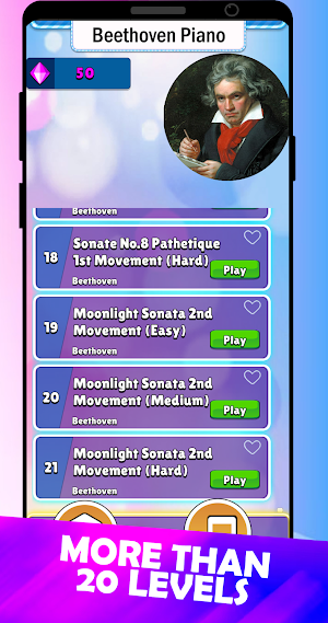 Beethoven Piano Tiles Screenshot 1
