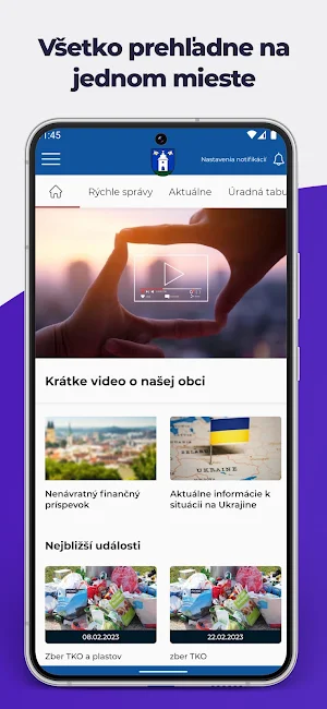 Obec Lieskovec Screenshot 3