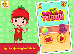 Belajar Bagian Tubuh + Suara Screenshot 0