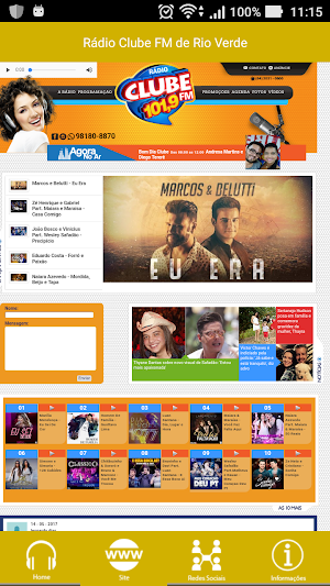 Clube FM - Rio Verde Screenshot 2