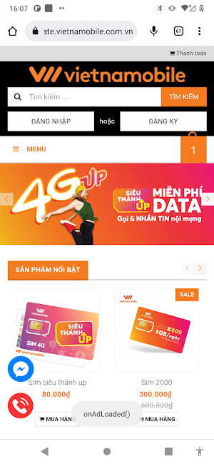 Đăng ký 4G Vietnam Mobile Screenshot 3