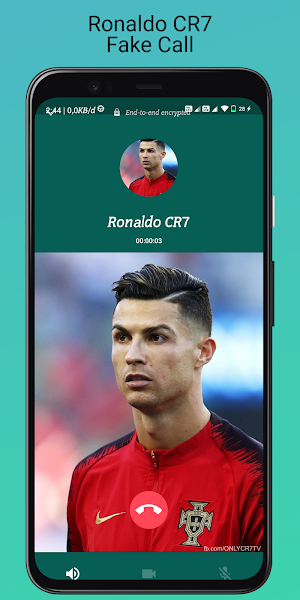 Ronaldo CR7 + Fake Call Screenshot 0