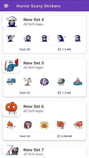 Horror stickers for WhatsApp Screenshot 3