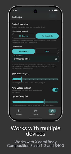 MiScale Sync Screenshot 1