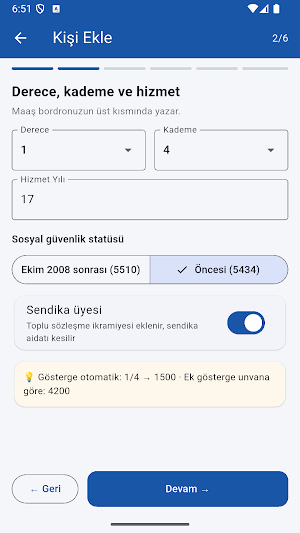 Memur Maaş Hesaplama Screenshot 3