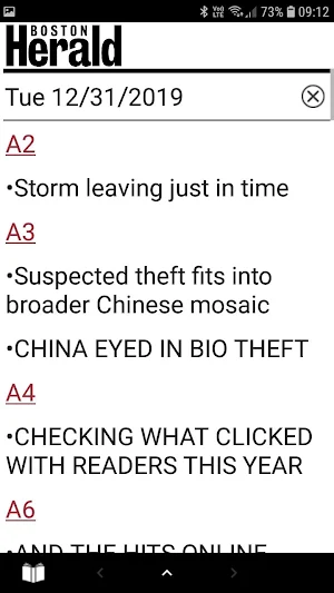 Boston Herald E-Edition Screenshot 2