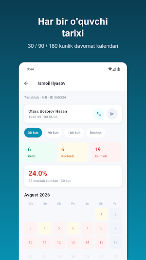Inspektor — maktab davomati Screenshot 3