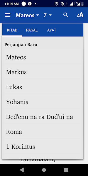 Dela-Oe Nale Bible App Screenshot 2