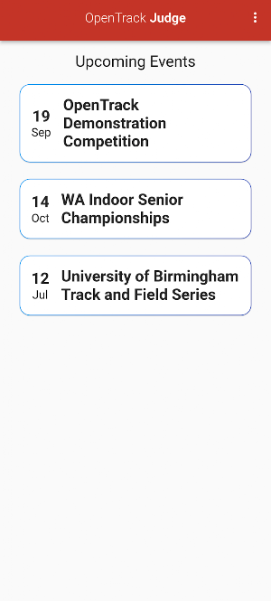OpenTrack Judge Screenshot 1