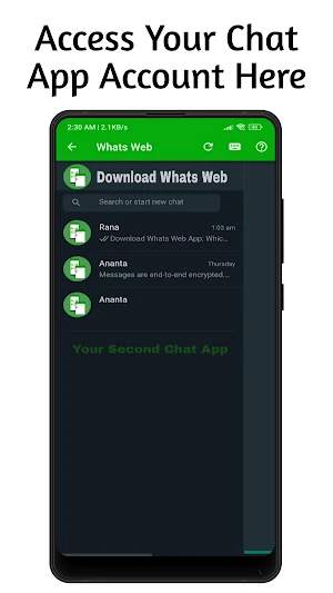 Whats Web for Chat Screenshot 1
