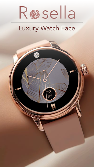 Rosella: Rose Gold watch face Screenshot 0