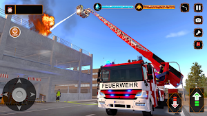US Firefighter Fire Truck Game Screenshot 0