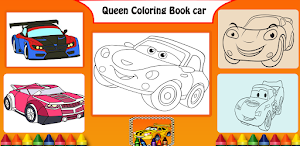 Lightning car Coloring book Screenshot 2