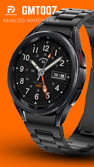 GMT 007 Analog Watch face Screenshot 0
