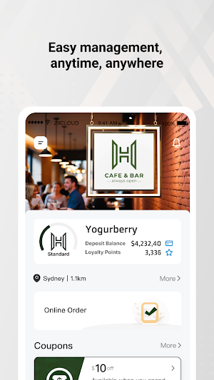 H Cafe & Bar Screenshot 0