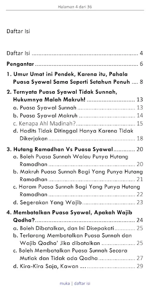 Harus Diketahui Puasa Syawal Screenshot 1