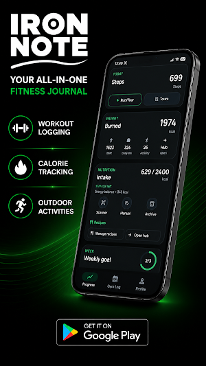 Iron Note - Track Sets & Reps Screenshot 0