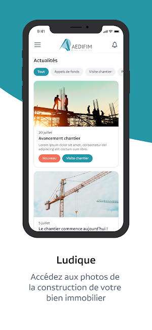 AEDIFIM - Espace client Screenshot 3