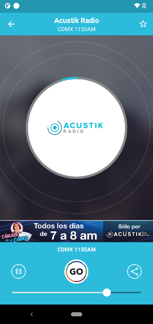 Acustik Radio Screenshot 1