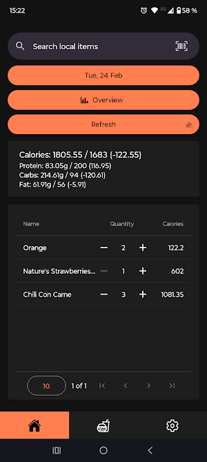 Nutrack Screenshot 0