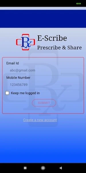 E-Scribe Screenshot 0