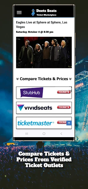 DeetsSeats • Event Tickets Screenshot 1