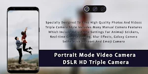 Portrait Mode Video Camera - DSLR HD Triple Camera Screenshot 0
